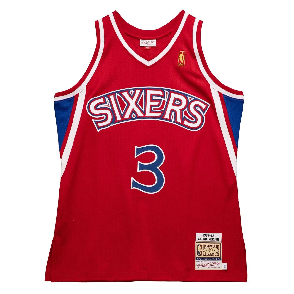 MITCHELL & NESS NBA AUTHENTIC JERSEY PHILADELPHIA 76ERS 96 ALLEN