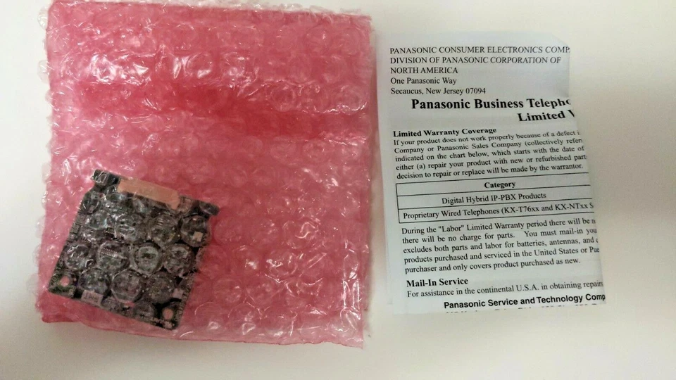 Panasonic KX-TDA5196 Remote Card REQUIRES PRO INSTALLER - Image 2 of 4