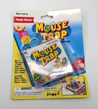 VTG Basic Fun Mouse Trap Mini Game Keychain New w/ Tape