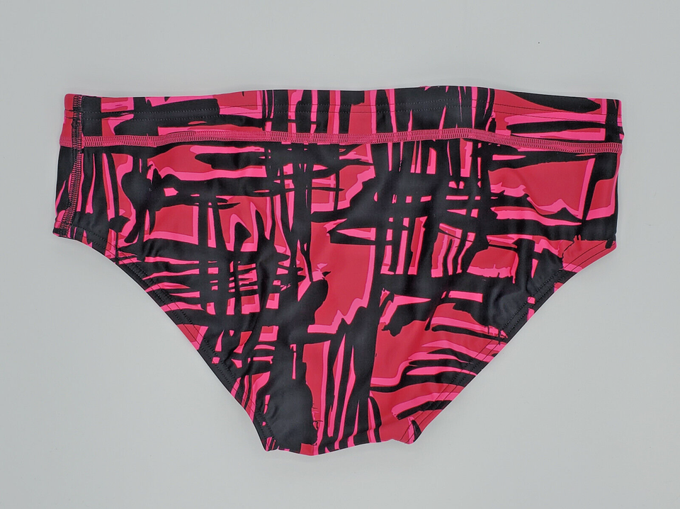 2000's SPEEDOS SWIMSUIT PINK SPORTS Mens Swim Brief 36 Vintage Bikini ...