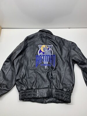 Veste en jean bleu vintage années 90 DC Comic Batman Returns Cast
