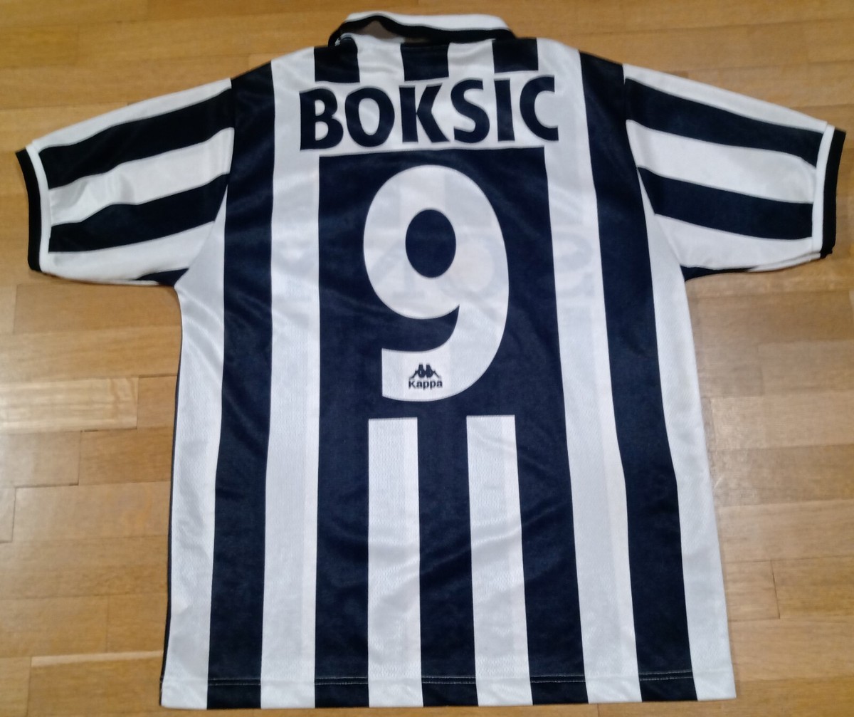 1996/97 Juventus Italy #9 Alen Boksic Croatia Football Shirt 1996/97 Juventus Italy #9 Alen Boksic Croatia Football Shirt
