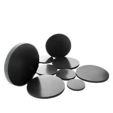 EPDM Rubber Solid Discs Black Flat Round Pad Sealing Cushioning Diameter 5-150mm