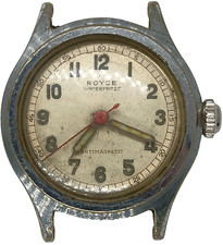 Lote de piezas de relojes vintage C684 para hombre Royce Military Field Manual Red Hand