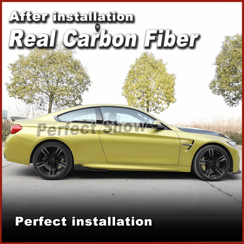 Falda lateral de carbono extensión WingFlap Side para BMW F80 M3 F83 F82 M4 - Imagen 4 de 11