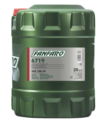 20 L Motoröl 5W-30 Longlife Fanfaro 6719 für VW 504.00/507.00 MB 229.51 BMW LL04