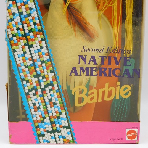 Barbie Native American NRFB #11609 2a Series 1993 Dolls of The World Special Ed - Picture 4 of 14