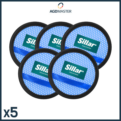 5x Sillar Luftfilter Für Philips Powerpro Aqua CP9985/01 FC6162 Staubsauger