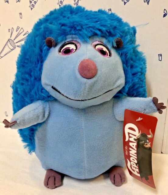 New FERDINAND Movie CUATRO the Hedgehog Plush Stuffed Toy Factory 13â Doll Blue | eBay
