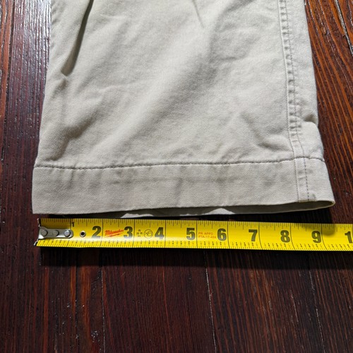 Eddie Bauer Pants Mens 32X30 Khaki Flannel Lined Cargo Straight Leg Gorpcore - Imagen 15 de 17