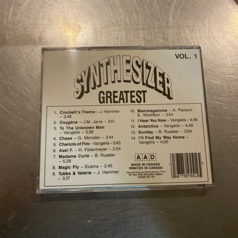 Synthesizer Greatest Volume 1 CD S-4551 - Image 2 of 4