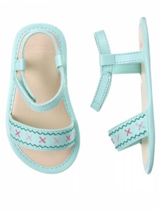 green baby girl shoes