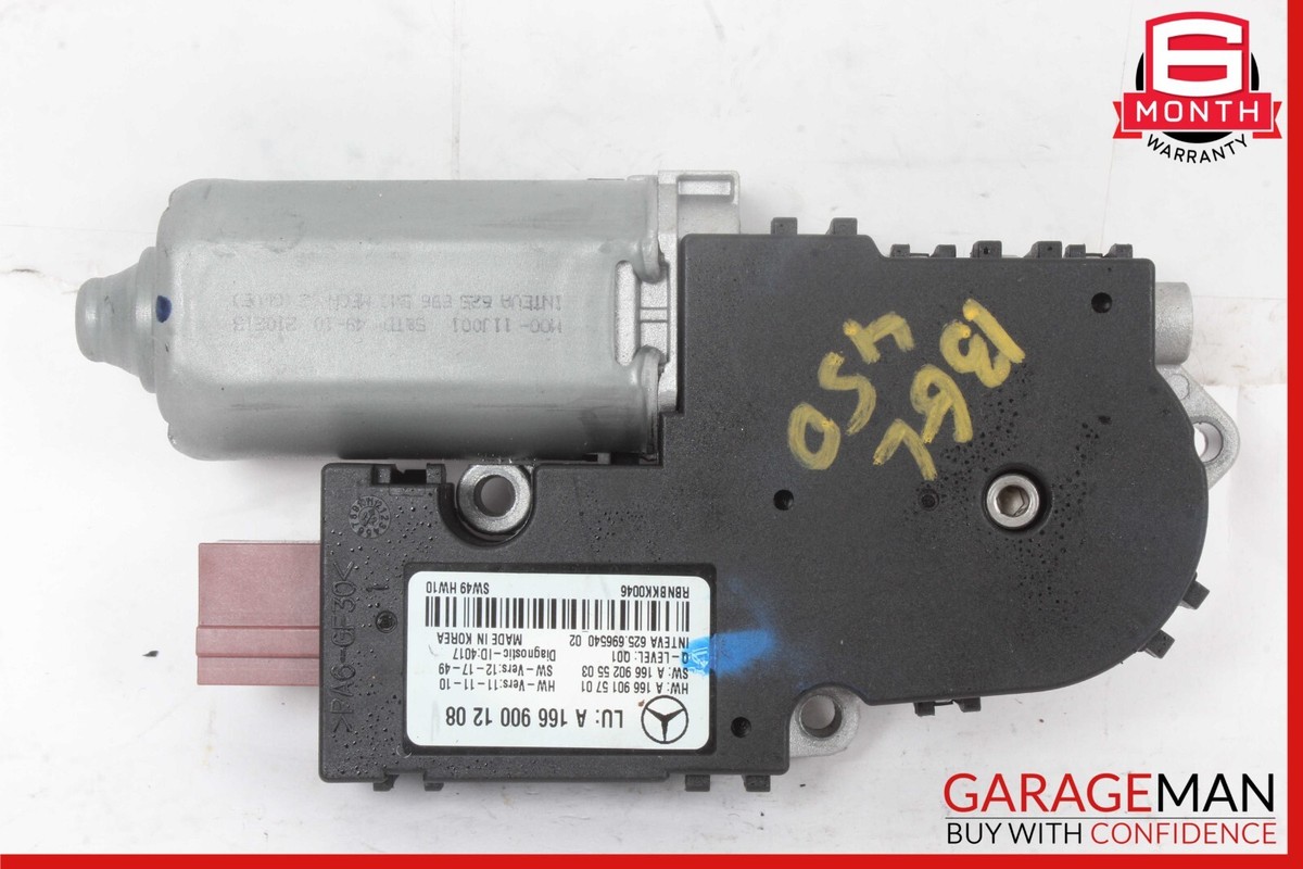 12-19 Mercedes X166 GL450 GLS550 ML350 Sunroof Sun Roof Motor 1669001208 OEM 12-19 Mercedes X166 GL450 GLS550 ML350 Sunroof Sun Roof Motor 1669001208 OEM