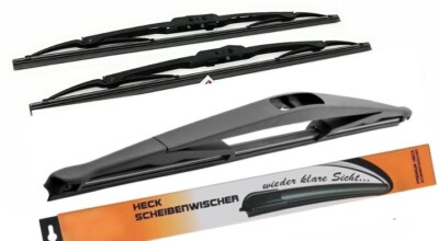 MR-Style SCHEIBENWISCHER vorne + hinten passend für RENAULT TRAFIC II | BJ 01-14