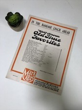 Vintage 1924 In The Baggage Coach Ahead Antique Sheet Music