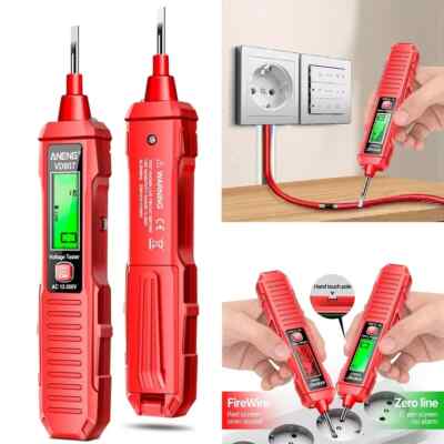 Spannungsprüfer Stift Berührungsloser Wechselstromsensor Stromalarm 12-300V Elektrischer Detektor