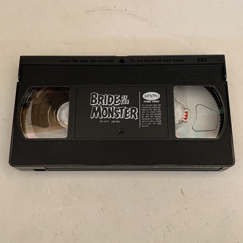 Ed Wood Fuzzy Blue Box Set VHS 3 Tapes Plan 9 Glen Glenda Bride Monster Lugosi - Picture 17 of 24