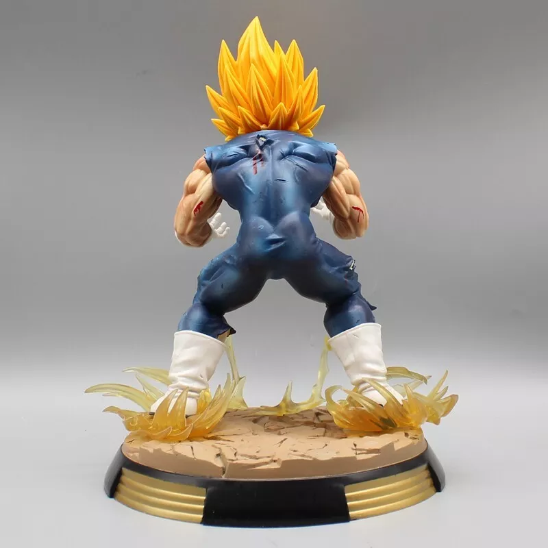 DRAGON BALL Z ACTION FIGURE MAJIN VEGETA SSJ2 SUPER SAIYAN 2 ANIME TOY 28  CM