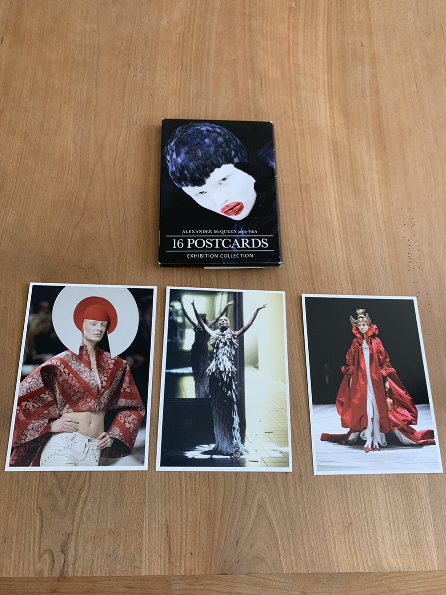 R*様 Alexander McQueen POSTCARD 16 CARD Alexander McQueen The V&A Savage beauty 16 postcards Fashion