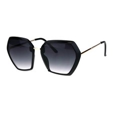 Womens Chic Fashion Sunglasses Unique Square Trapezoid Frame UV 400