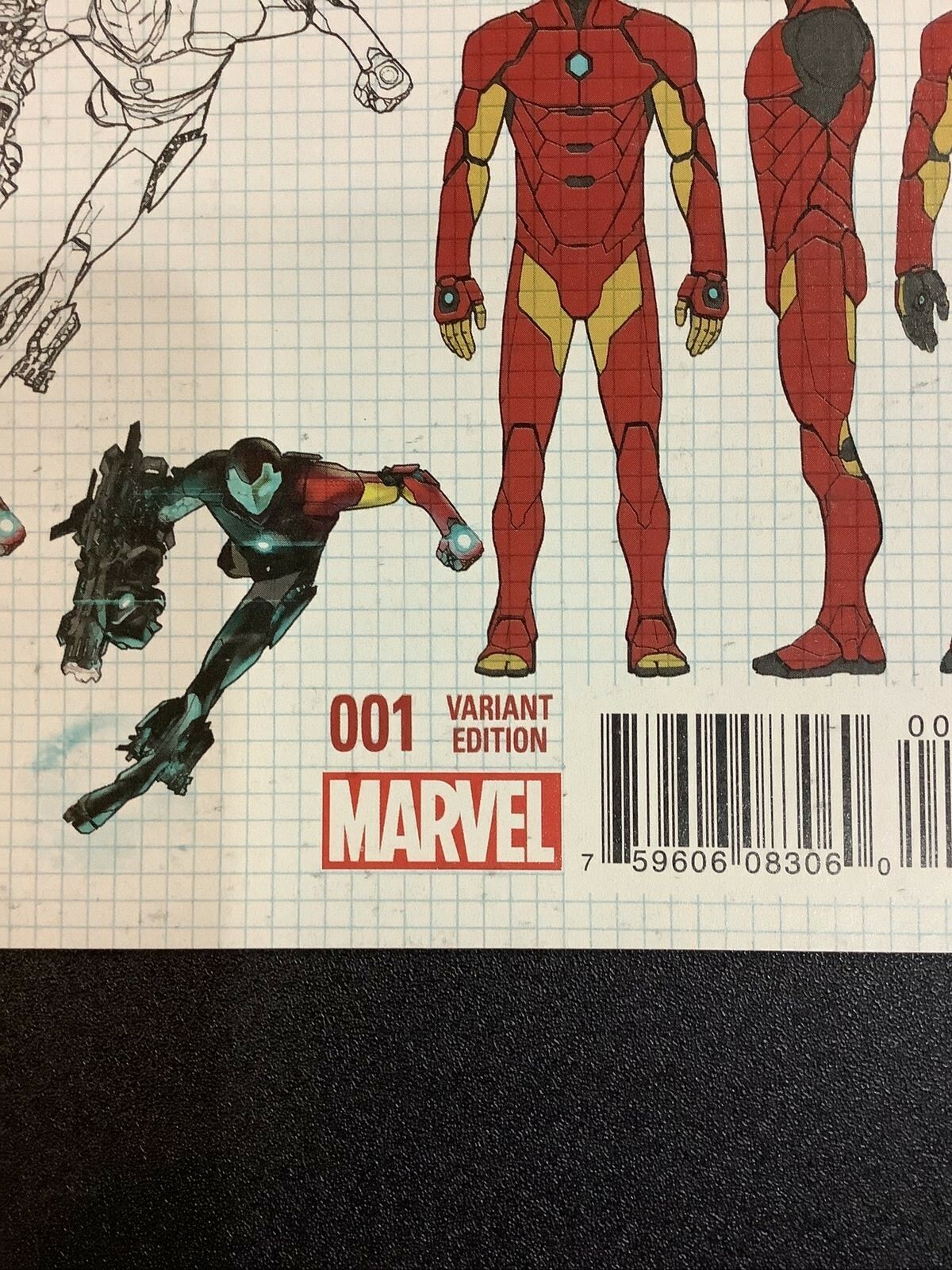 INVINCIBLE IRON MAN #1 RETAILER 1:25 VARIANT COVER COMIC BOOK LOT RIRI ...