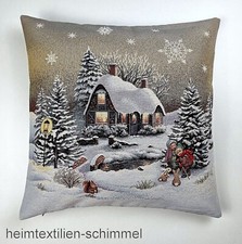 Dekokissen Kissen Kissenbezug Couchkissen Sofakissen Zierkissen GOBELIN Winter