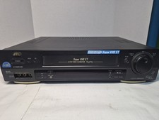 JVC HR-S3500U Super VHS ET S-VHS Hi-Fi VCR VCR Plus Tested Working Japan