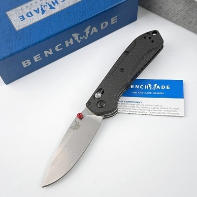 Benchmade 565-1 Mini Freek Folding Knife Black Carbon Fiber Handle-S30V
