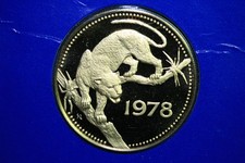 1978 $250 Belize PF GOLD TIGER Low Mintage GOLD Coin - AGW .2549 oz. 6172.42 per troy oz