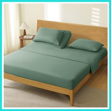 4 Piece Split Head King Sheets Sets for Adjustable Bed Sheet, Flex Head Split...