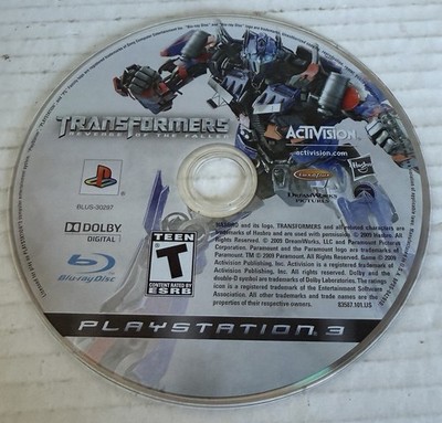 Transformers: Revenge of the Fallen (Sony PlayStation 3, 2009) Disc Only -Tested