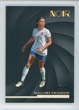2024-25 Mallory Swanson Panini Noir FIFA Gold USWNT Soccer Card 7/10