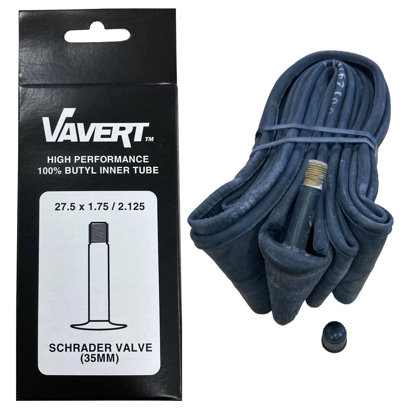 27.5"" x 1.75-2.125 Mountain Bike Inner Tube - Schrader Valve