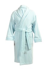 Versace Blue Medusa Logo 100 Cotton Belted Bathrobe Size L