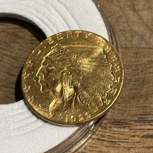 1929 Indian Head Gold — photo from the most recent tracked eBay sale