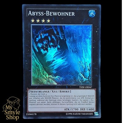 YuGiOh - Abyss-Bewohner - THSF-DE047 Super Rare DE & NM