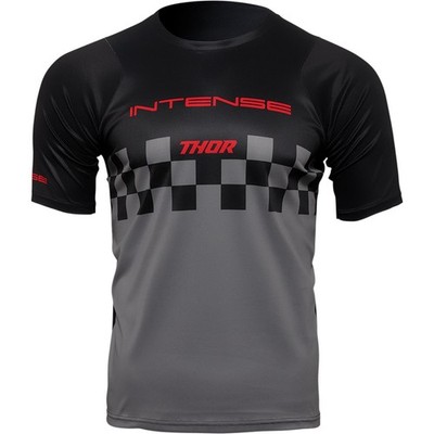 Thor Intense Chex Jersey - Black/Gray - XS 5120-0144