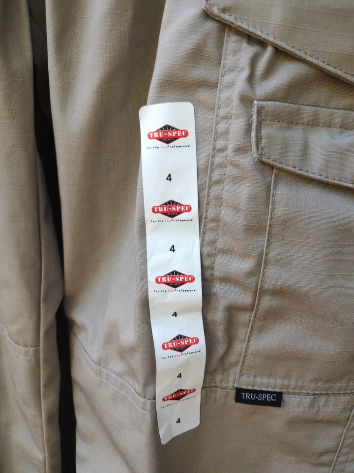 Tru Spec 24-7 Rip Stop Khaki Tactical Cargo Pants NWT Women's 4x34 - Image 2 of 4