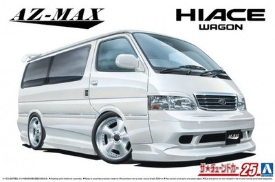 Toyota Hiace KZH100 Azmax 1999 Aoshima 1/24 Scale Model Display Car