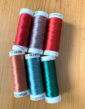 Sulky 40 Wt. Embroidery Thread Lot of 4 NEW  2 Partial