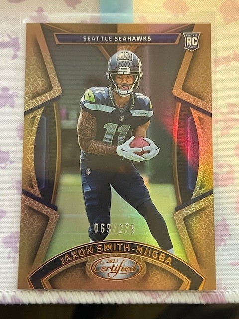 2023 Panini Certified - Rookies Jaxon Smith-Njigba #112 Mirror Bronze /275 (RC)