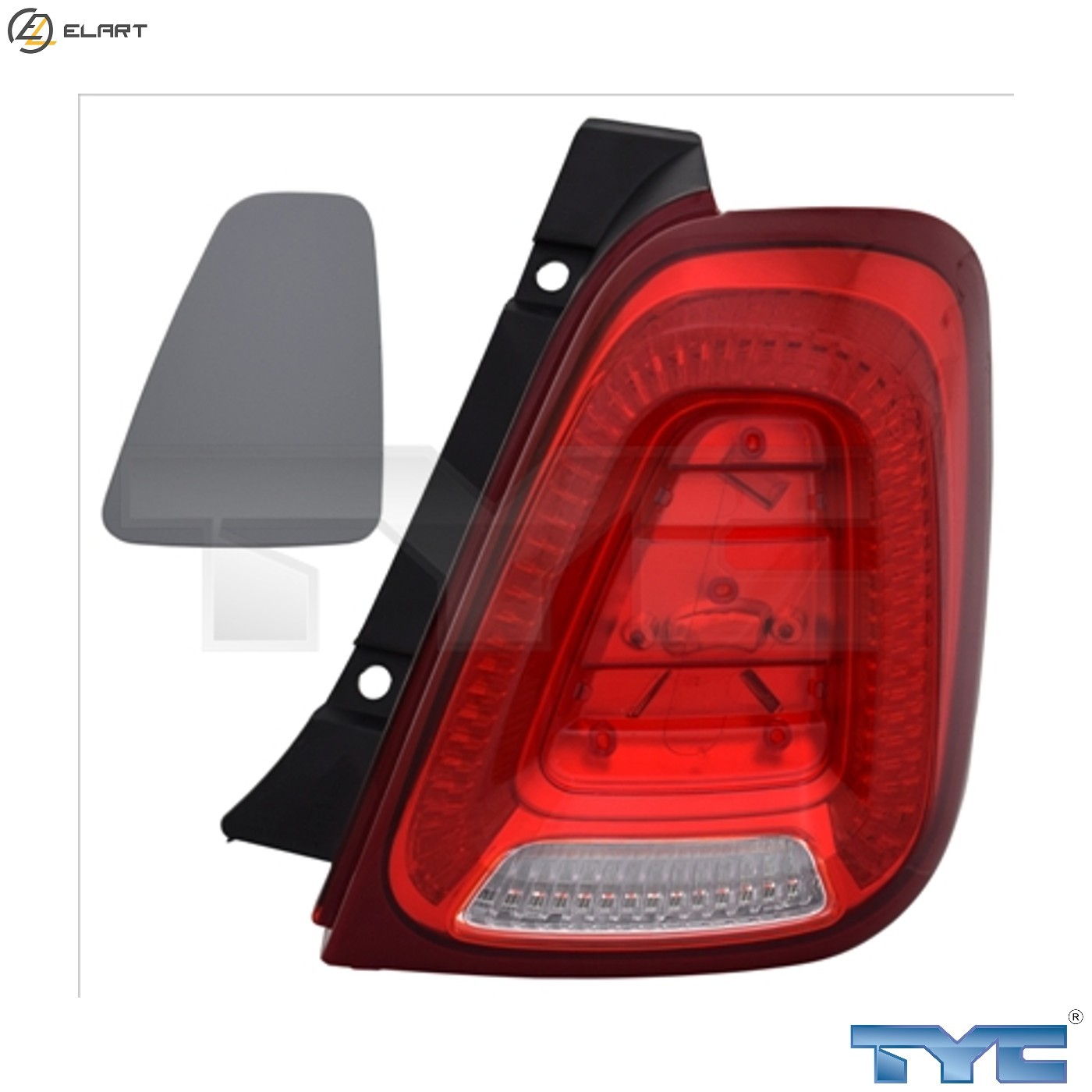TAIL LIGHT ASSEMBLY 11-14114-01-2 FOR FIAT 312A6.000/A4.000 1.0L 2cyl 500 1.2L