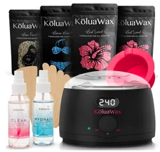 Premium Waxing Kit for Women - Beginner Friendly - Complete Wax Kit that include