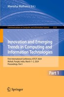 Innovation And Emerging Trends In Computing And Information Technologies Buch