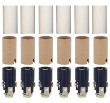 Chandelier Lighting Fixture Socket Kit Candelabra E-12 Sockets with Cardboar