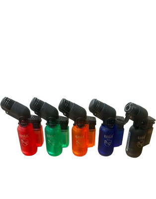 Eagle Torch Mini-Angle Torch Lighter Windproof Refillable Lighter 5-Count