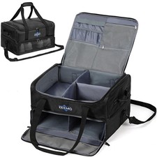 Golf Trunk Organizer, 2 Layer Car Locker with Ventilated Compartment for 2 Pa...