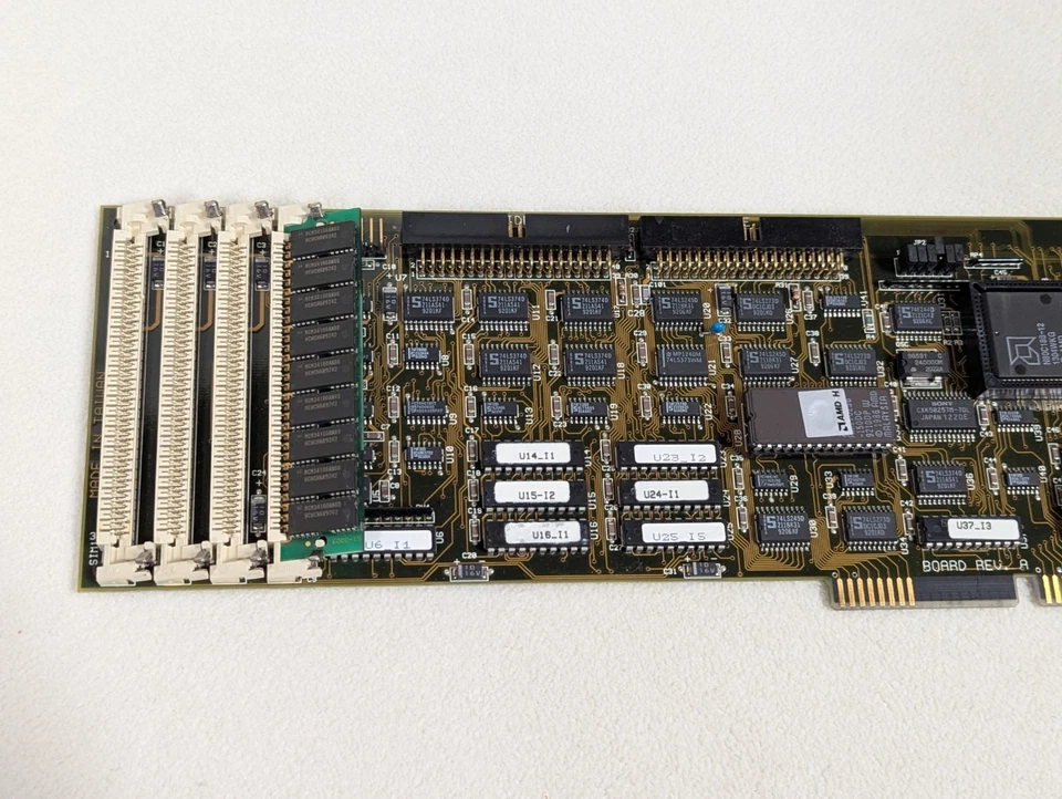Vintage 16-Bit ISA Dual IDE Floppy Controller On Board Cache Memory SIMM G039193 - Image 2 of 4