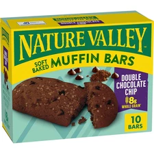 Soft Baked Muffin Bars, Double Chocolate Chip, 10 Bars, 12.4 Oz