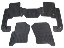 Genuine Land Rover LR4 Front and Rear Rubber Floor Mat Set VPLAS0253